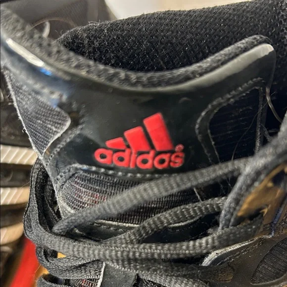 adidas Black and Red Men's Shoes - Picture 2 of 12